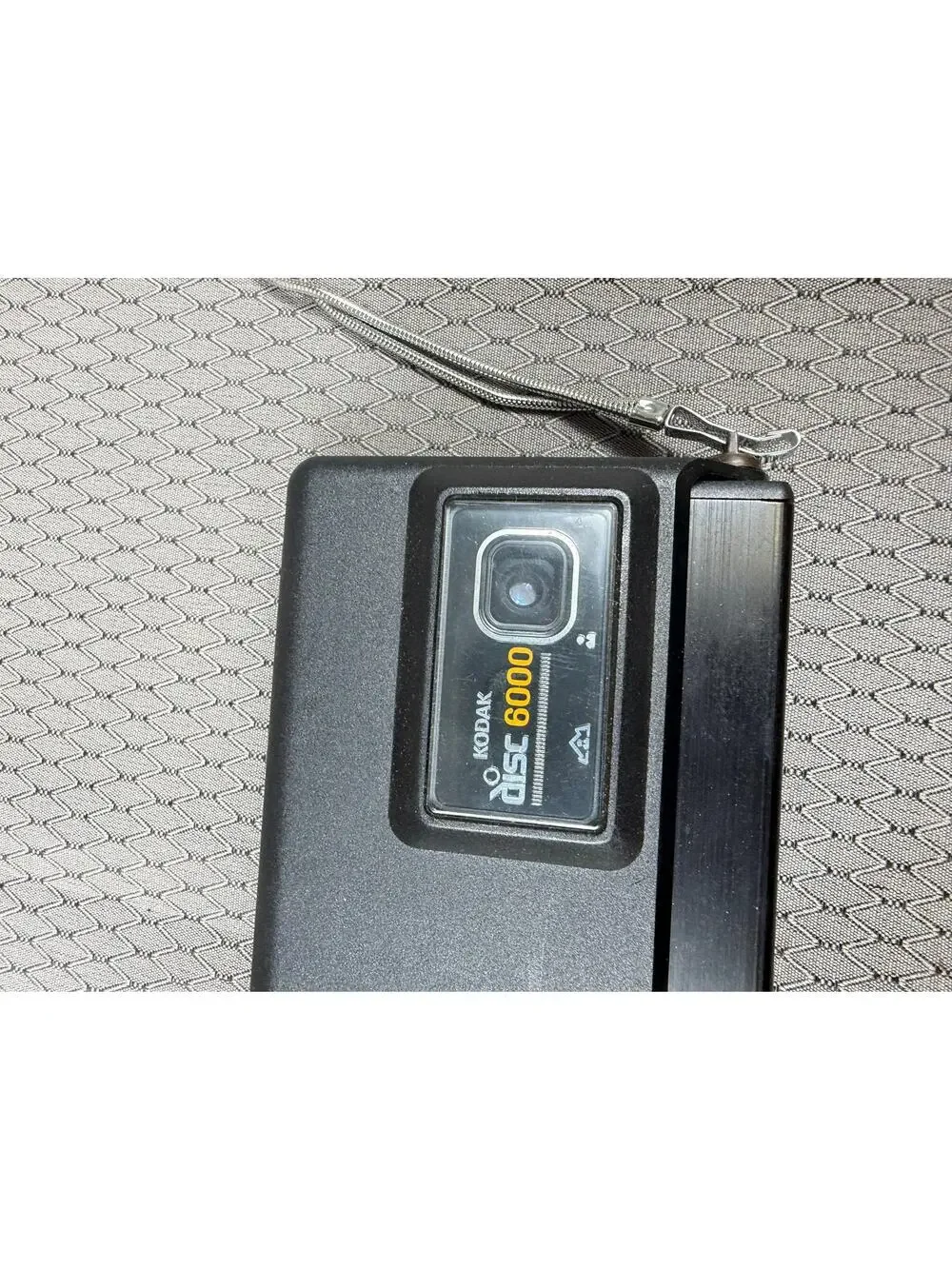 Vintage Kodak Disc 6000 Black Disc Film Camera Point Shoot Auto Flash USA 80s